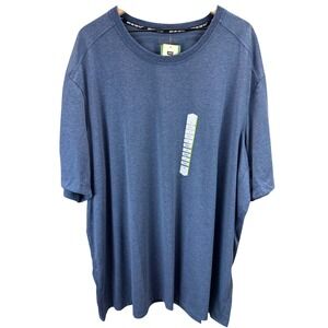 NEW Duluth Trading Mens Size 3XL Dry on the Fly Relaxed Fit Longtail TShirt Blue